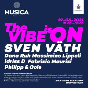 Si torna a ballare!! Il Musica Riccione ti aspetta a San Marino con Sven Vath Si torna a ballare!! Il Musica Riccione ti aspetta a San Marino con Sven Vath